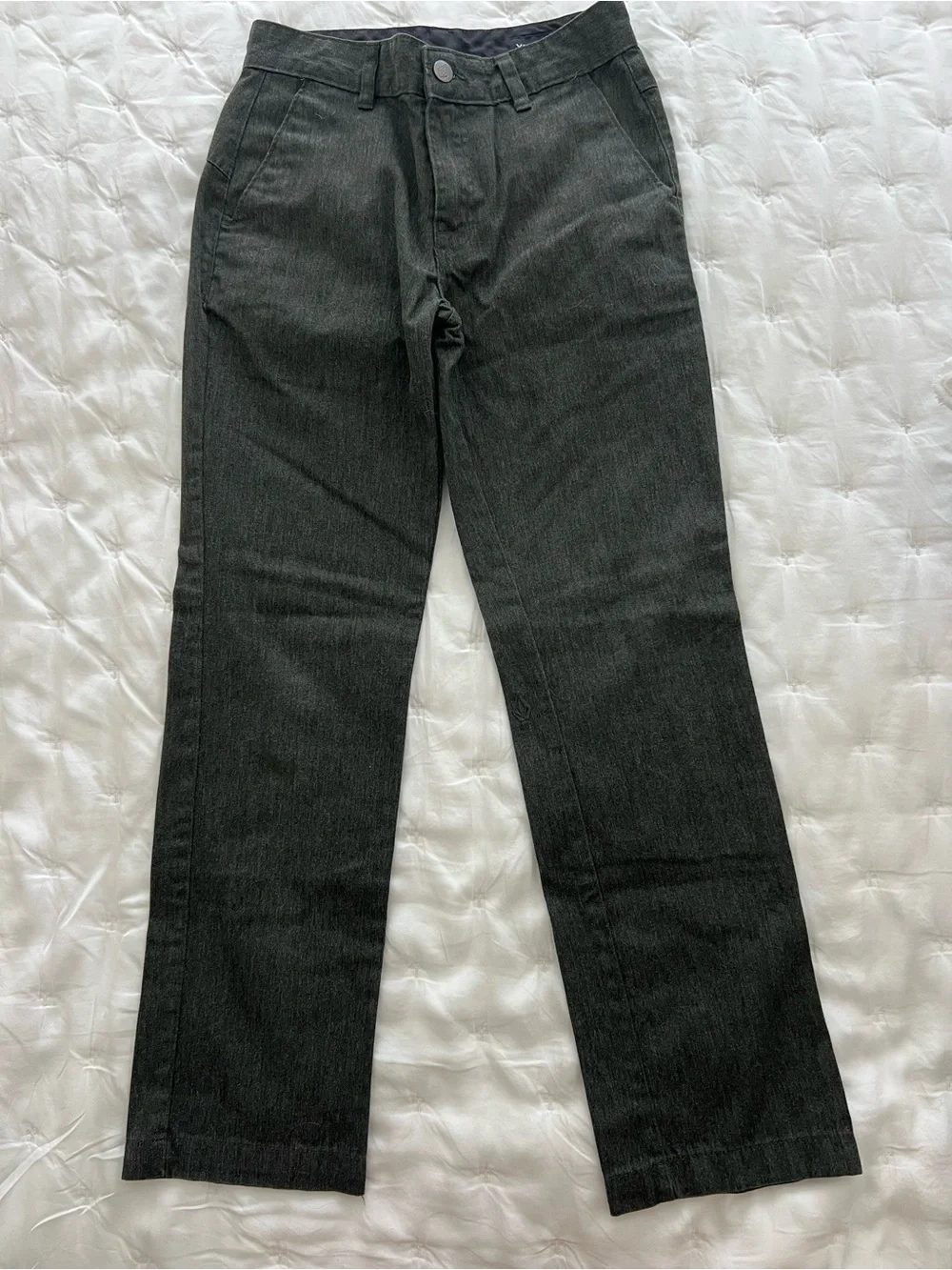 Lot of Volcom Men's Black Straight Chinos
